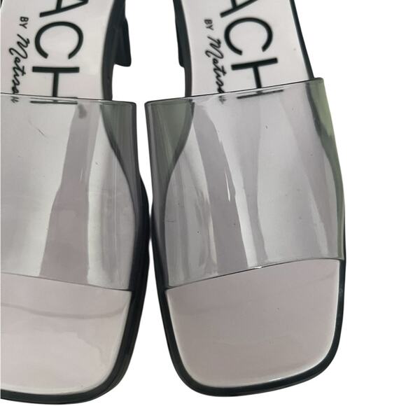 Matisse Clear Mule Sandal Slip On Size 9 Heels - Picture 6 of 6